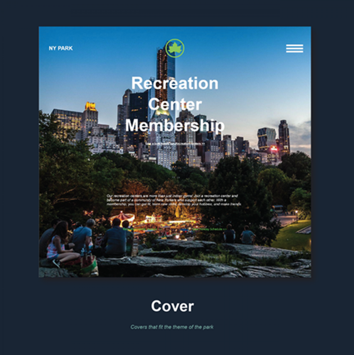 NY Park Webpage Redesign