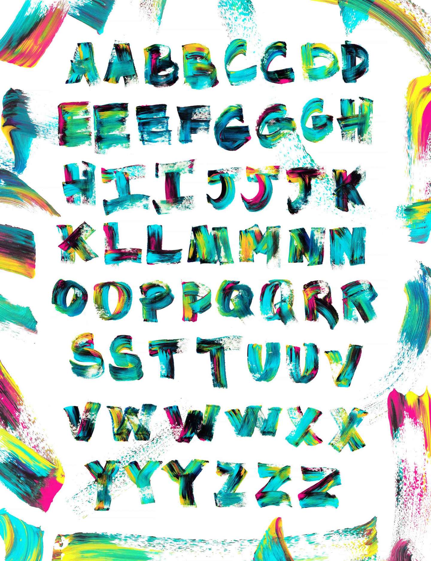 Paint Typeface + WAVE Festival Branding