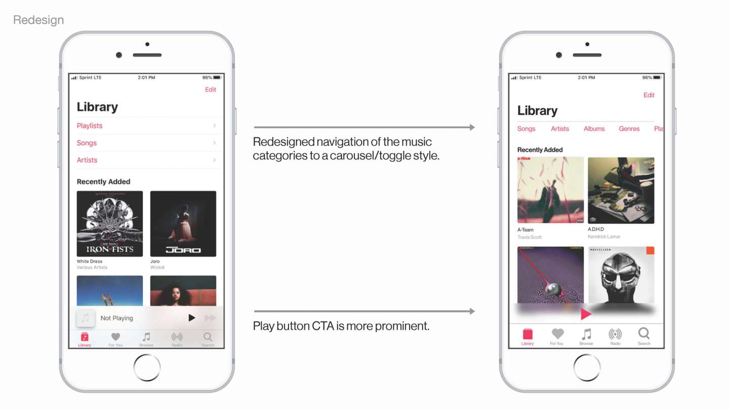 Apple Music Library Restructure