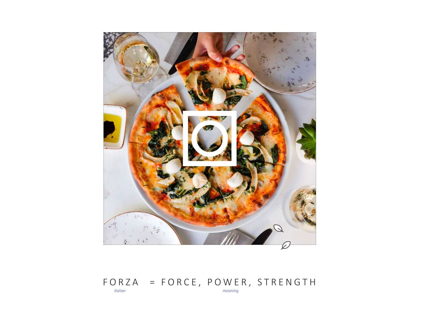 Forza Pizza Branding 