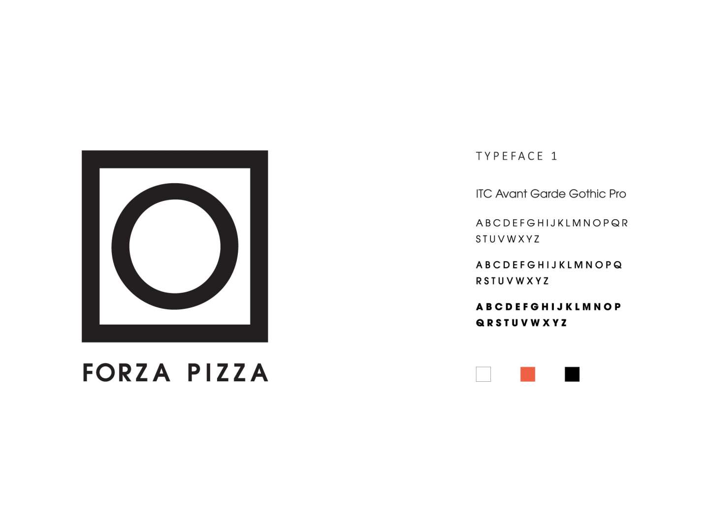 Forza Pizza Branding 