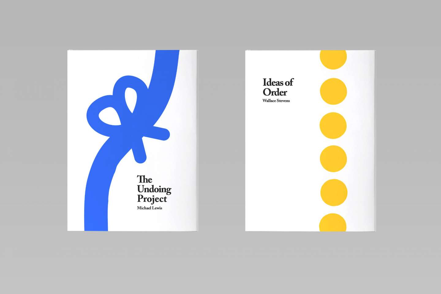 The Undoing Project / Ideas of Order Book Covers
