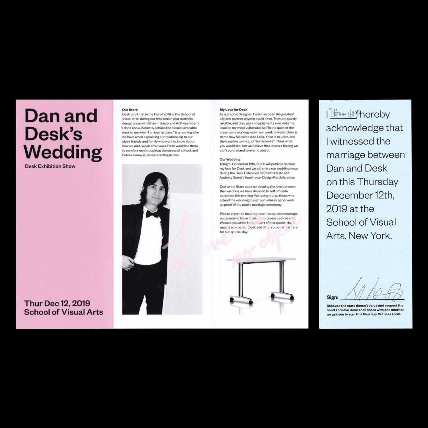 Dan and Desk's Wedding