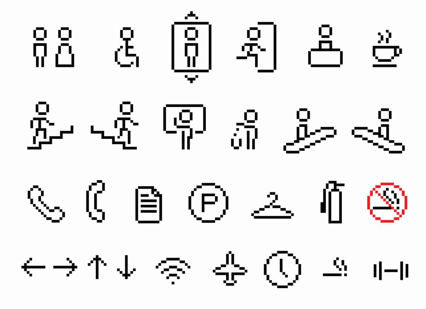 Icons for PX Grotesk