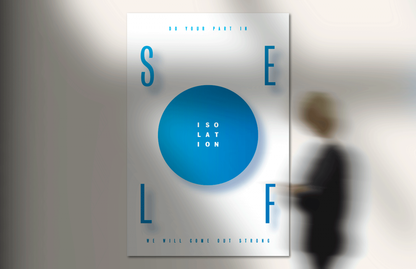Self Isolation – Typographic Poster