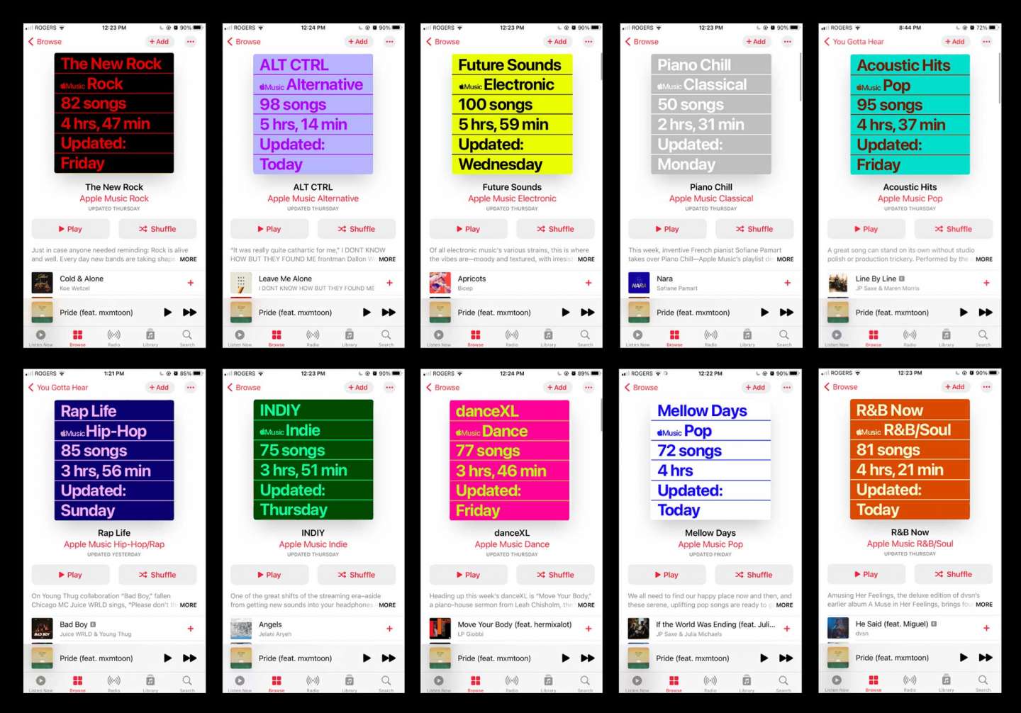 Apple Music Branded Playlists