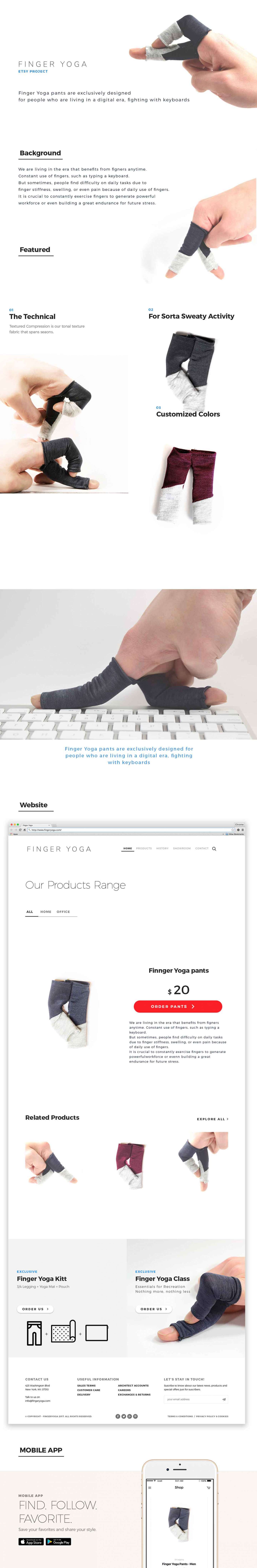 Finger Yoga Pants