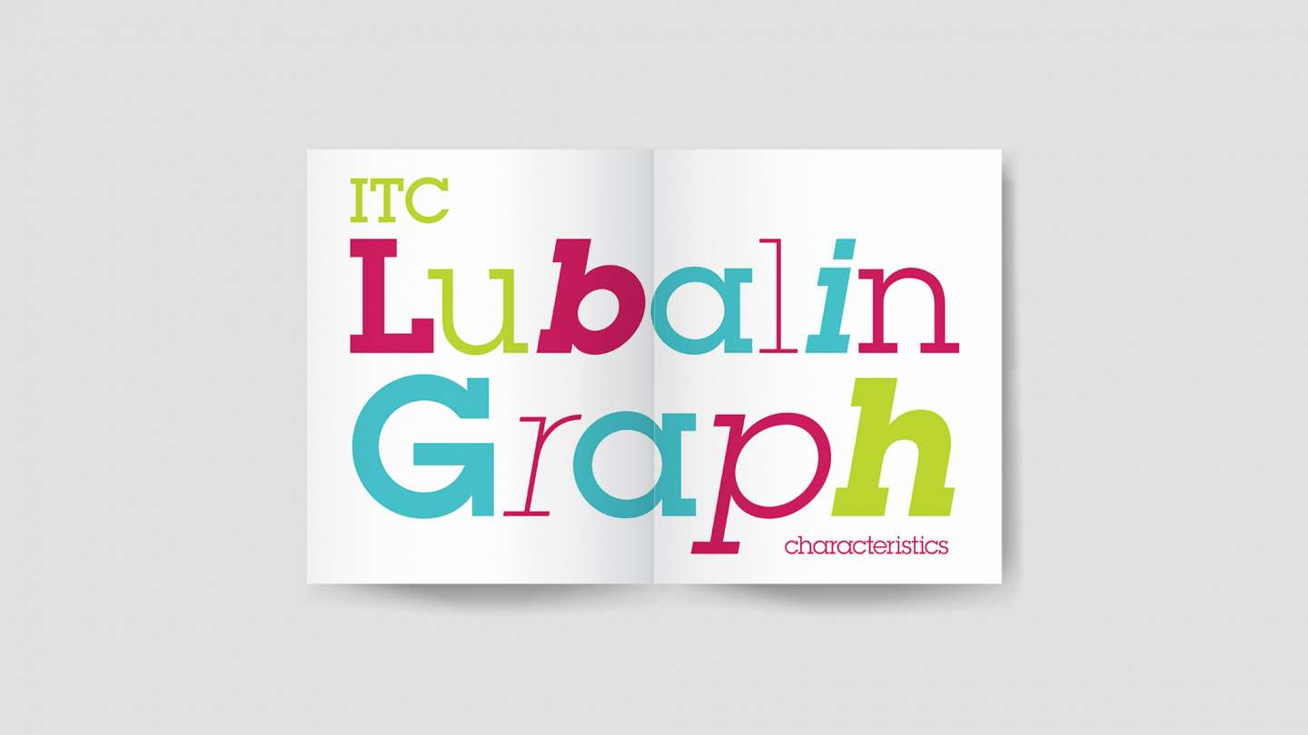 Lubalin Graph Type Specimen Book
