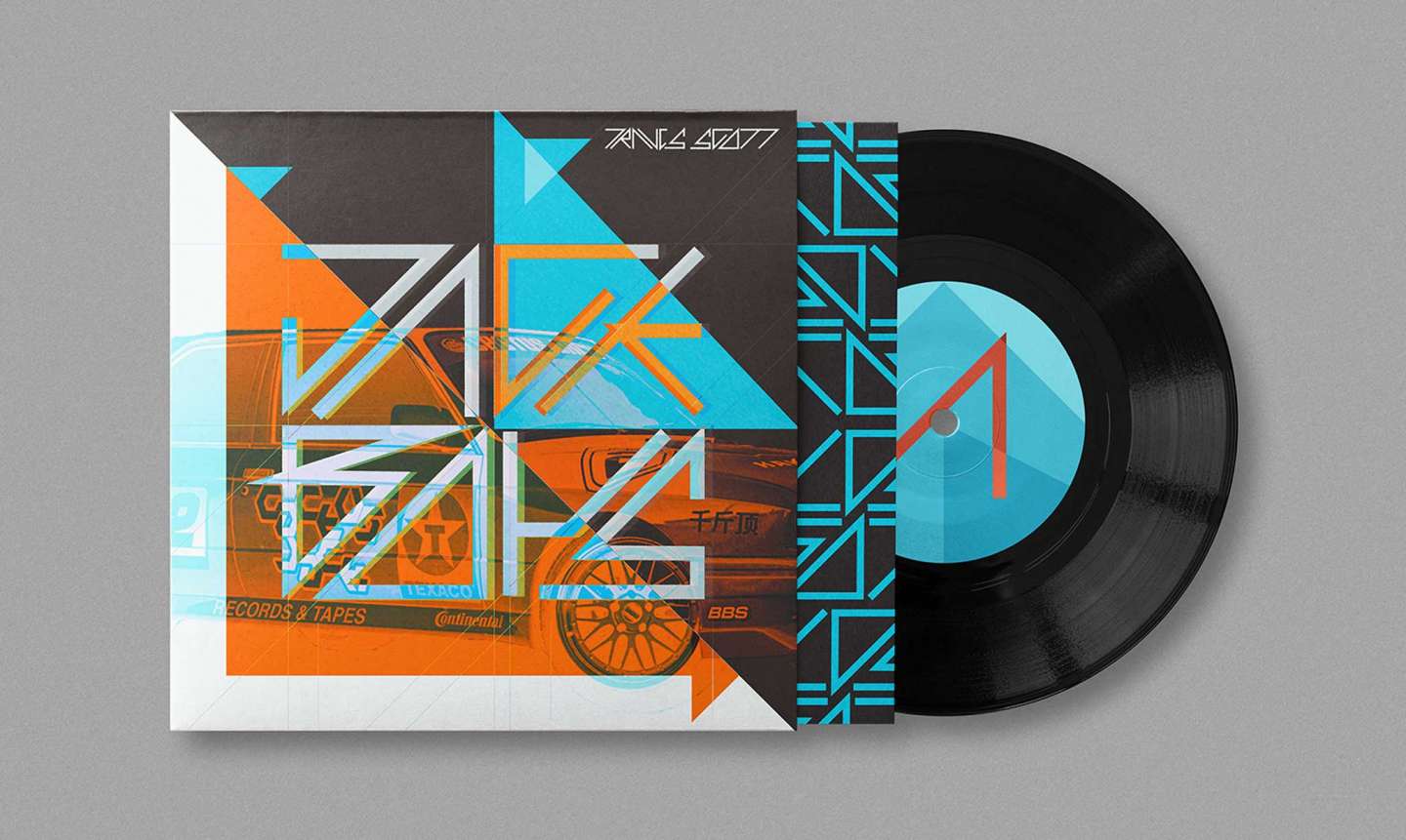 Travis Scott Album Cover and Type Design