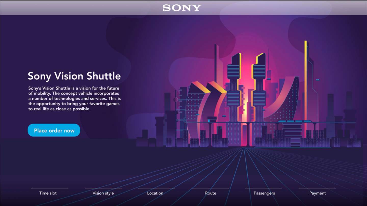 Sony Vision Shuttle