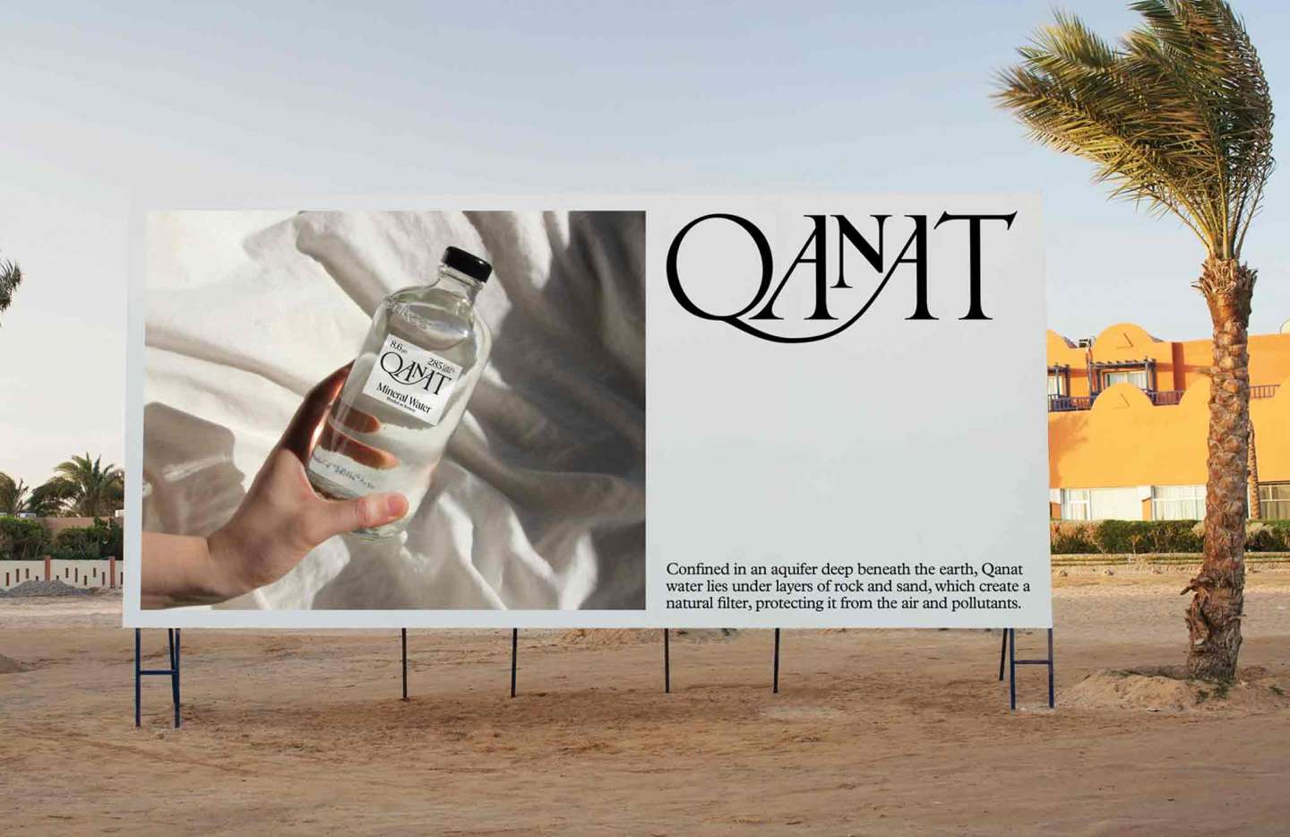 Qanat Water Branding