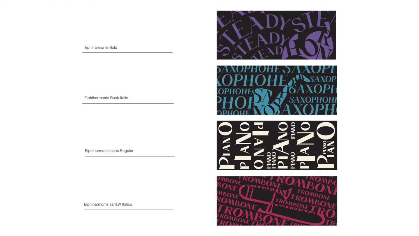 Typeface Design: Elbphiharmonie