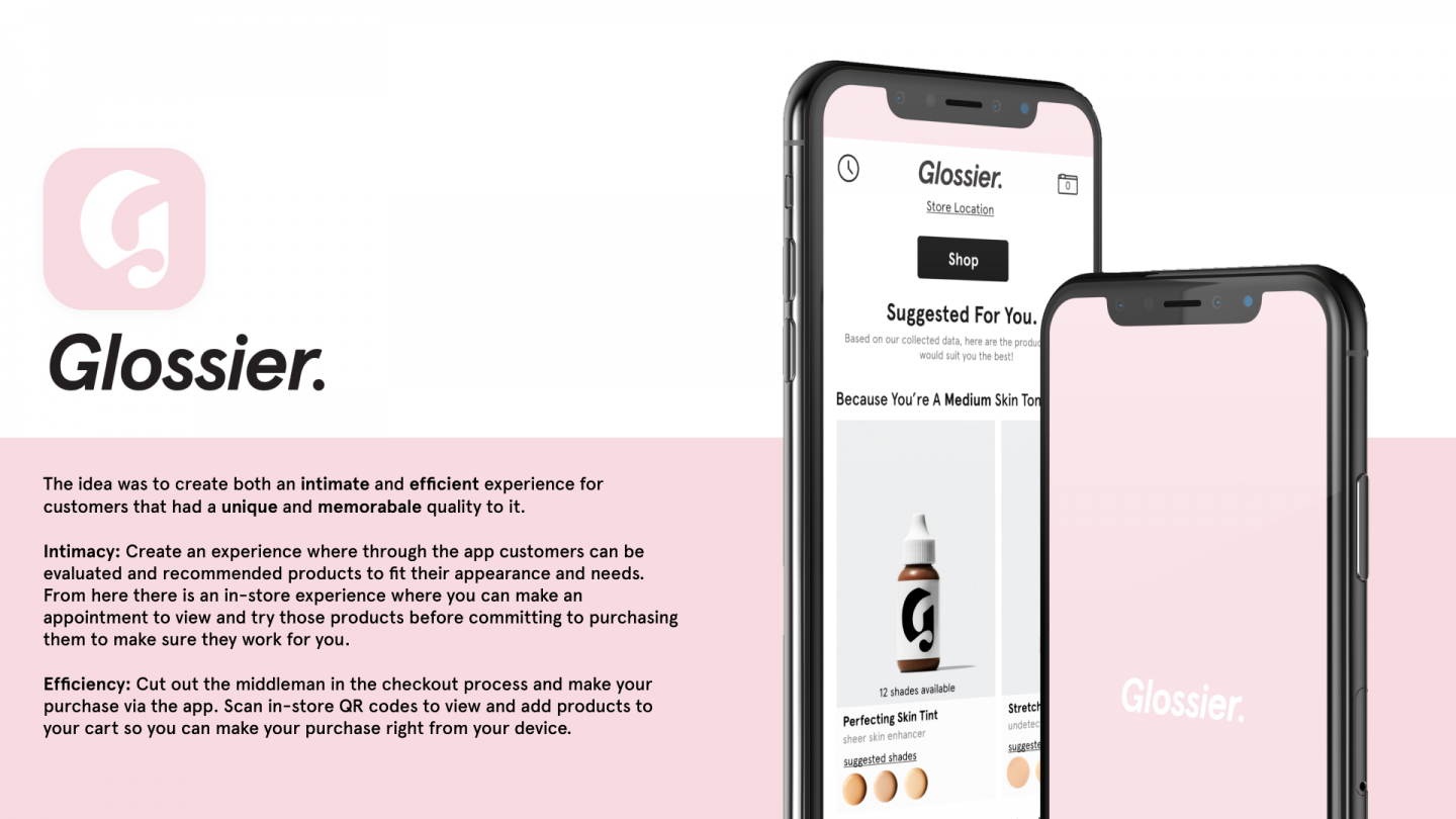 Glossier Digital & Physical Experience Transformation