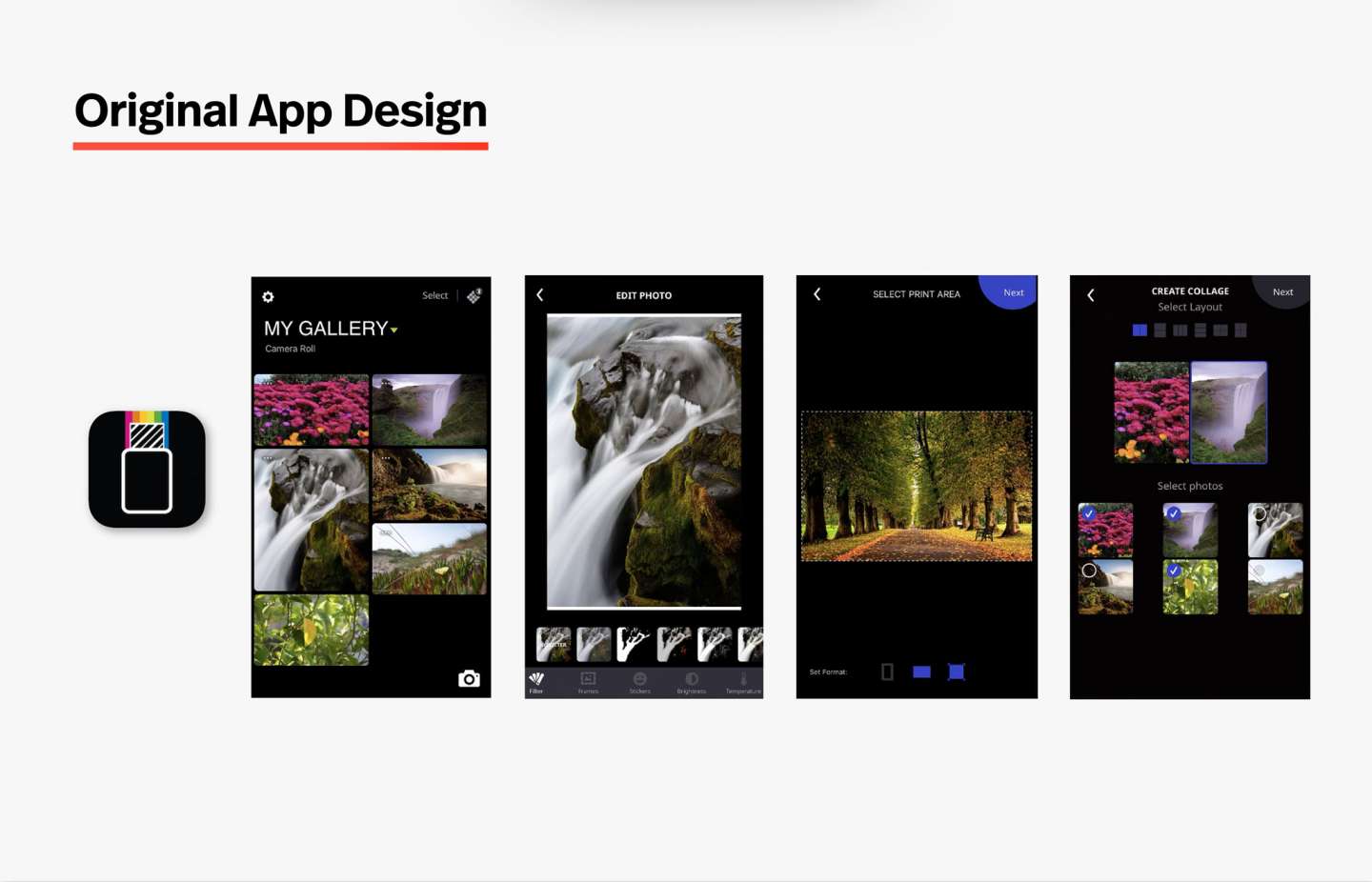 Polaroid Zip App Redesign