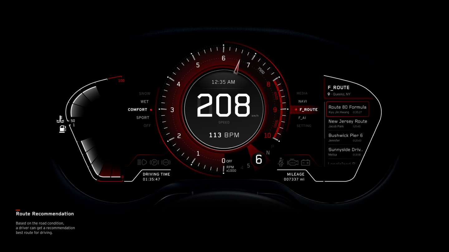 Ferrari Luxury Auto Interface