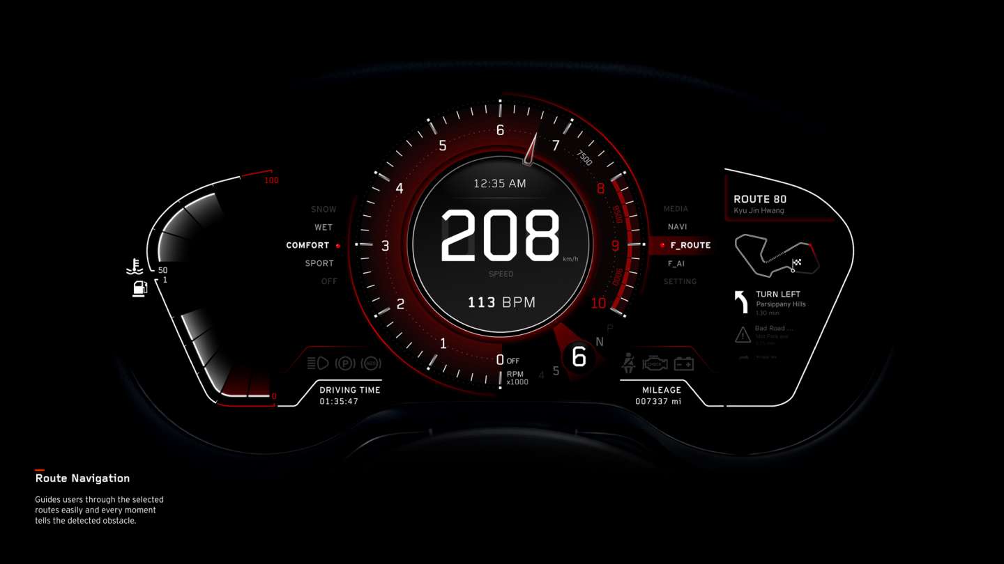 Ferrari Luxury Auto Interface