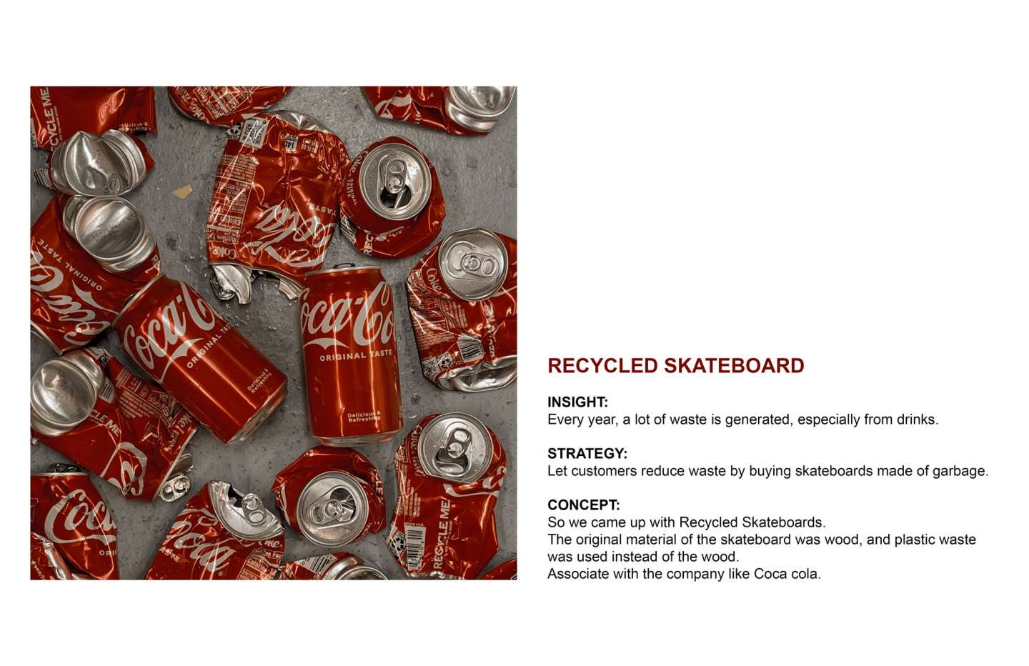 Coca-Cola Recycled Skateboards