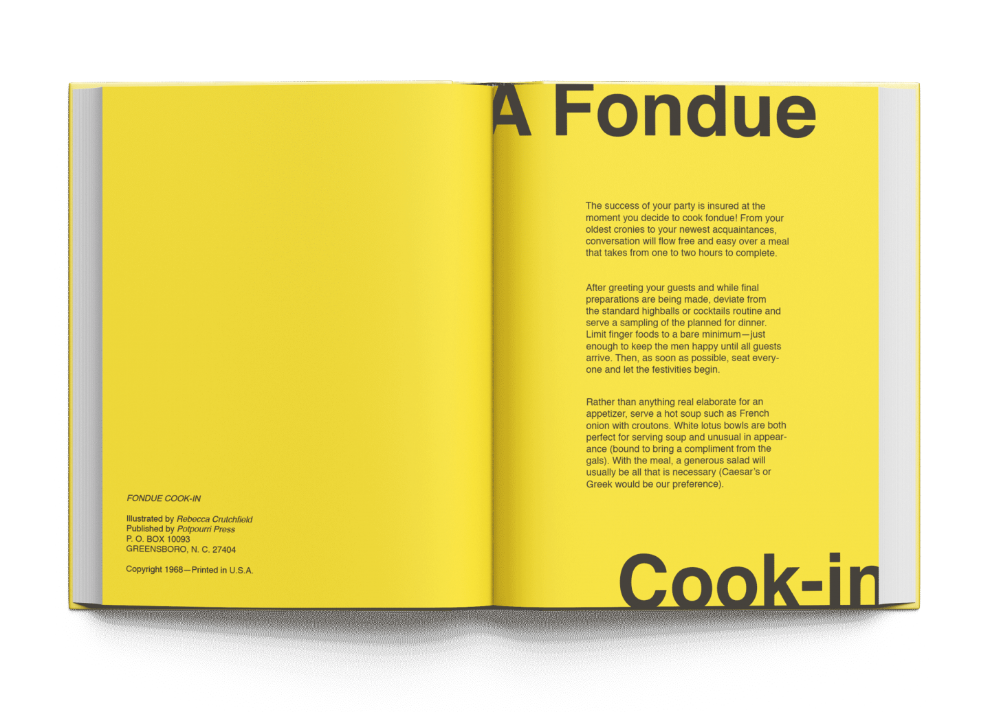 Fondue Cookin