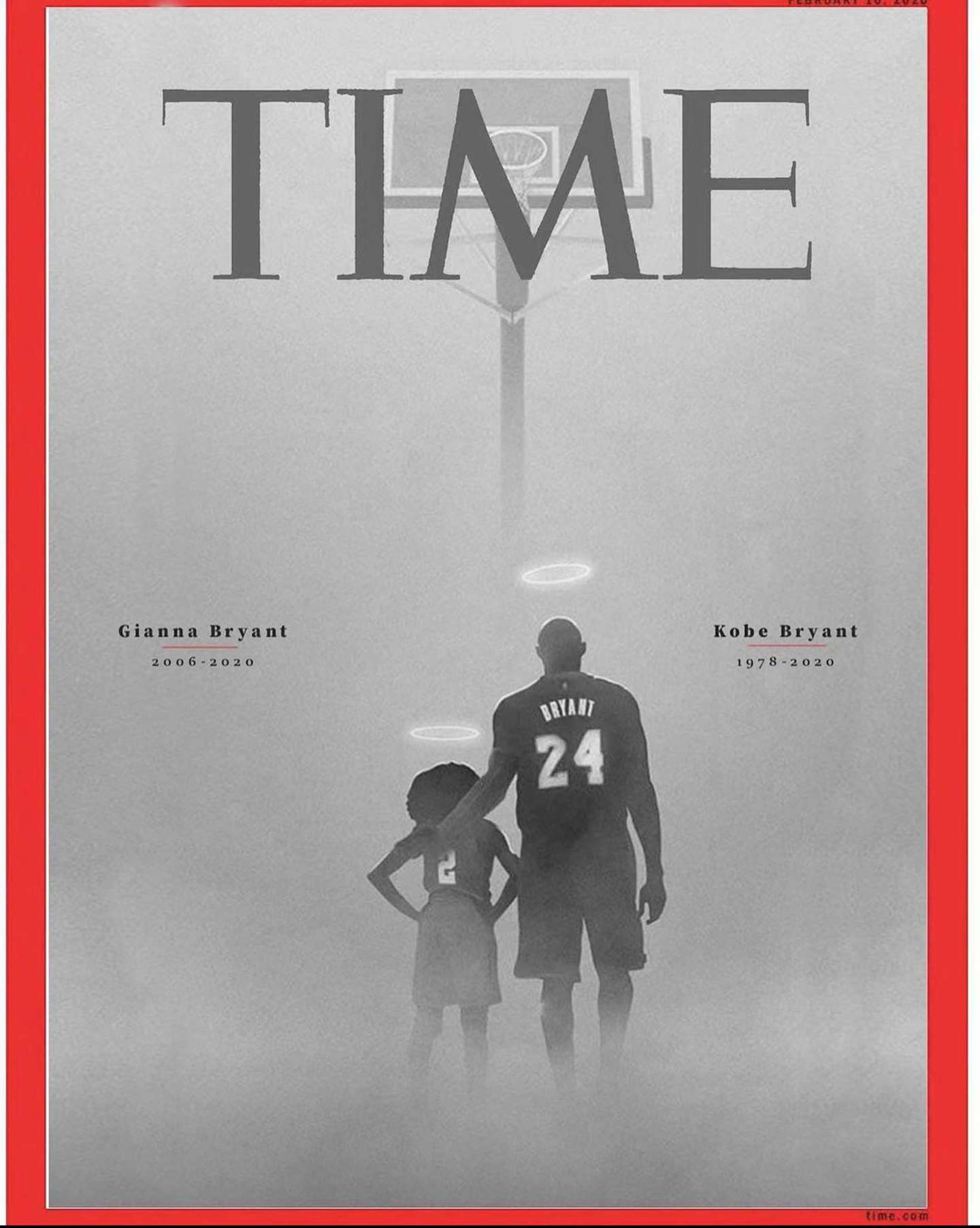 Magazine Cover Honoring Kobe Bryant