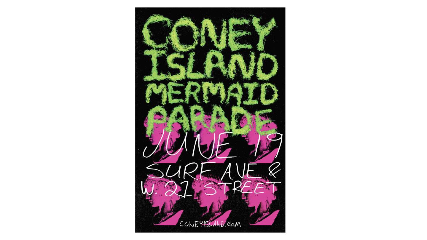 Coney Island Mermaid Parade Poster