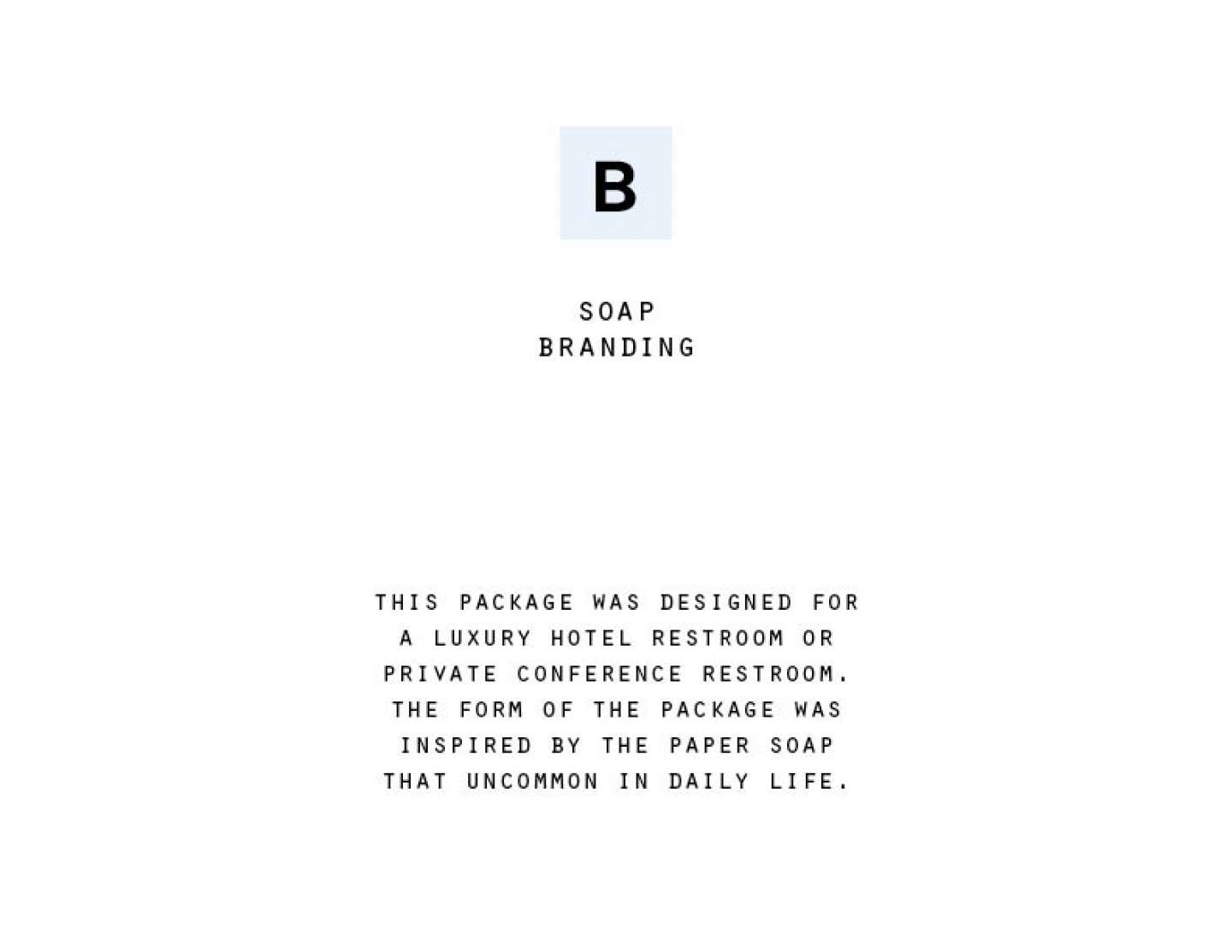 Soap Branding