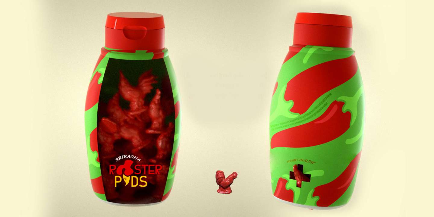 Sriracha Rooster Pods