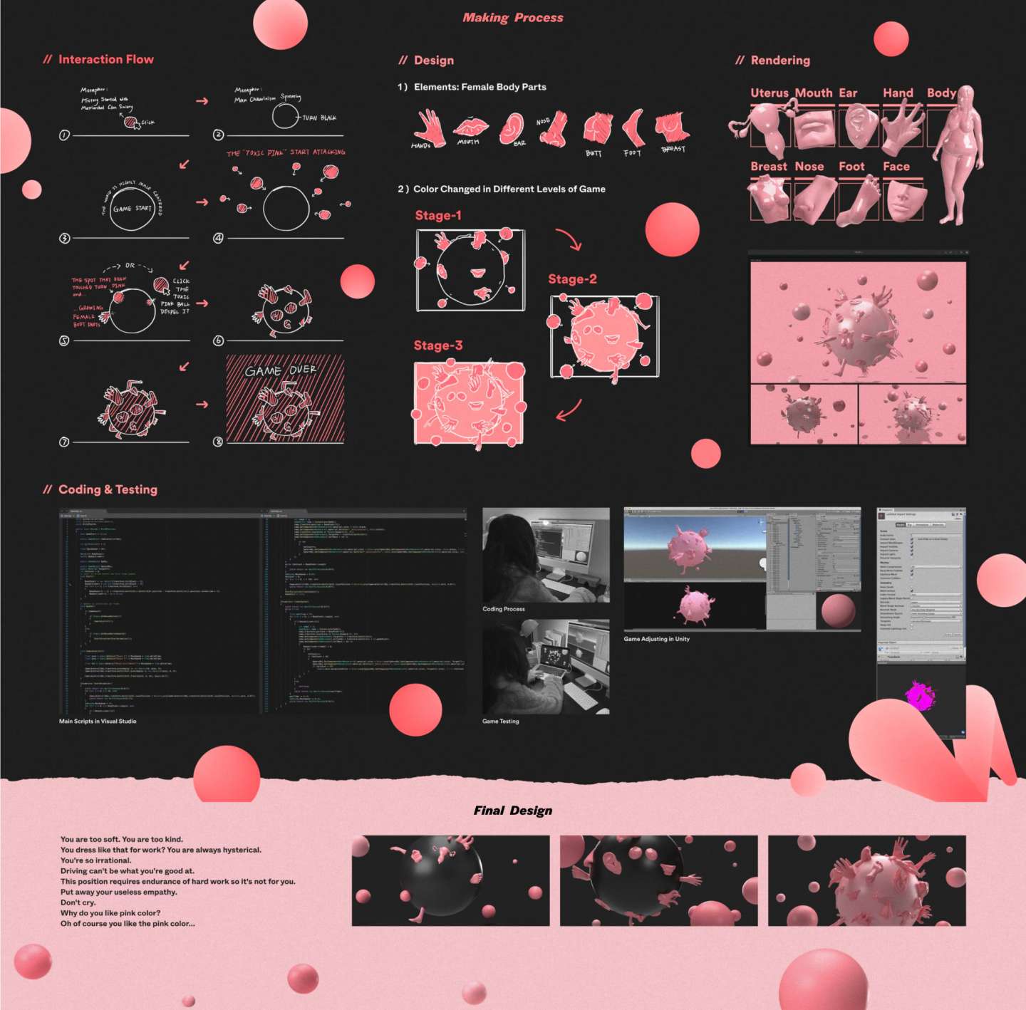 Toxic Pink | Game Interaction Design