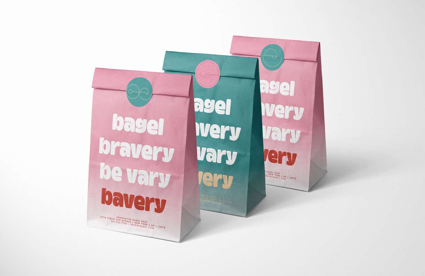 Bavery Bagel Shop Branding