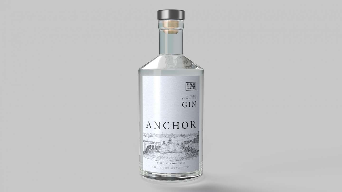 Anchor Gin by Hezekiah Pierrepont