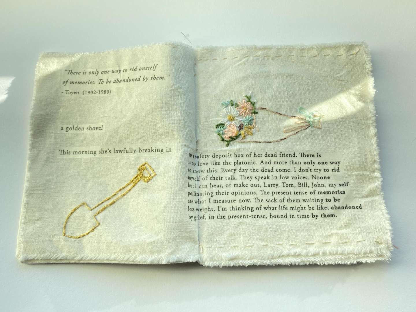 As It Is - Hand Embroidered Book 
