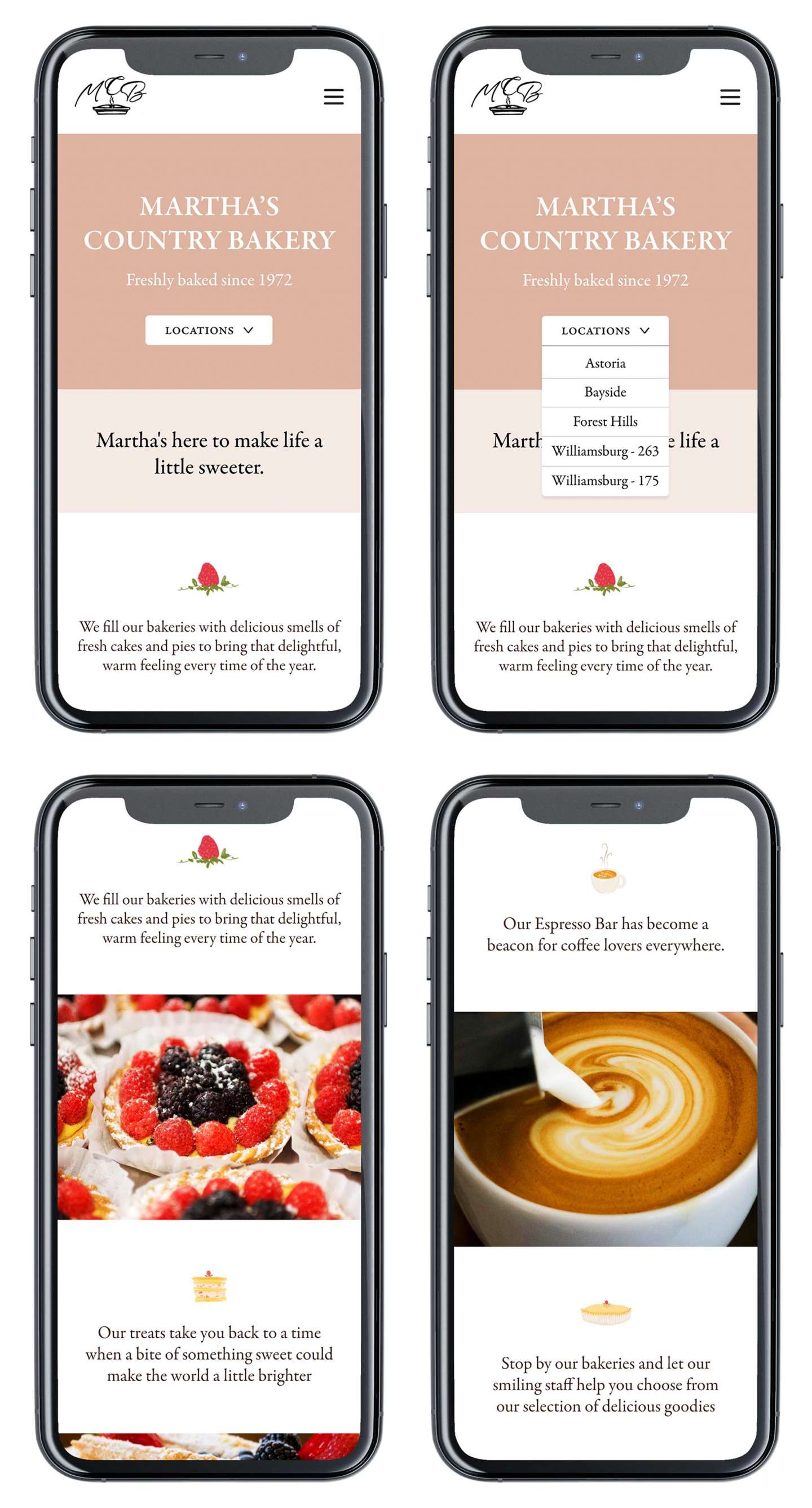 Martha's Bakery Site Redesign