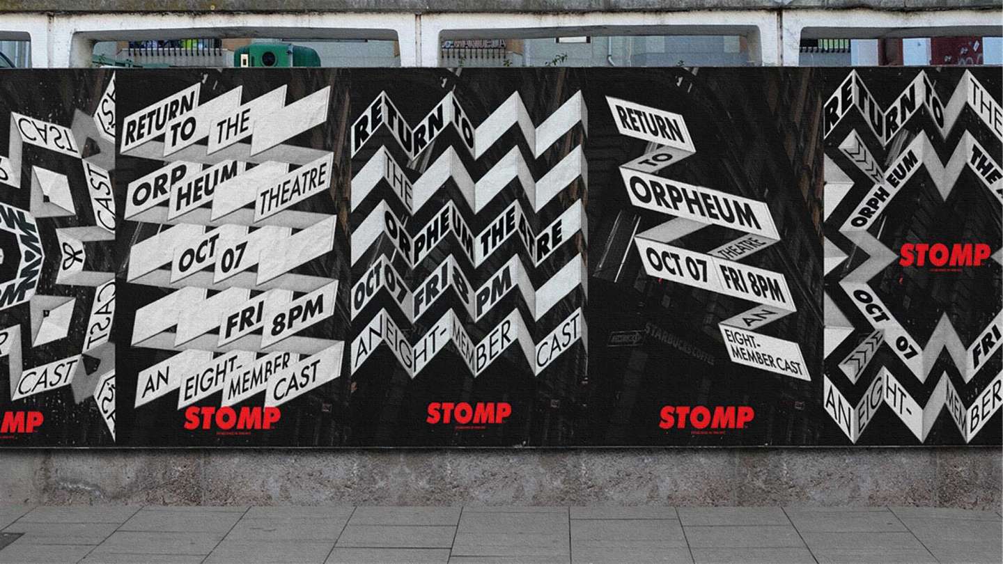 Elevating Everyday Sounds: A Moving Poster And Ads Campaign for STOMP