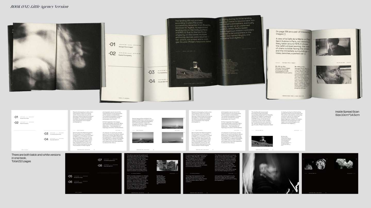 “Two Texts” Editorial Design