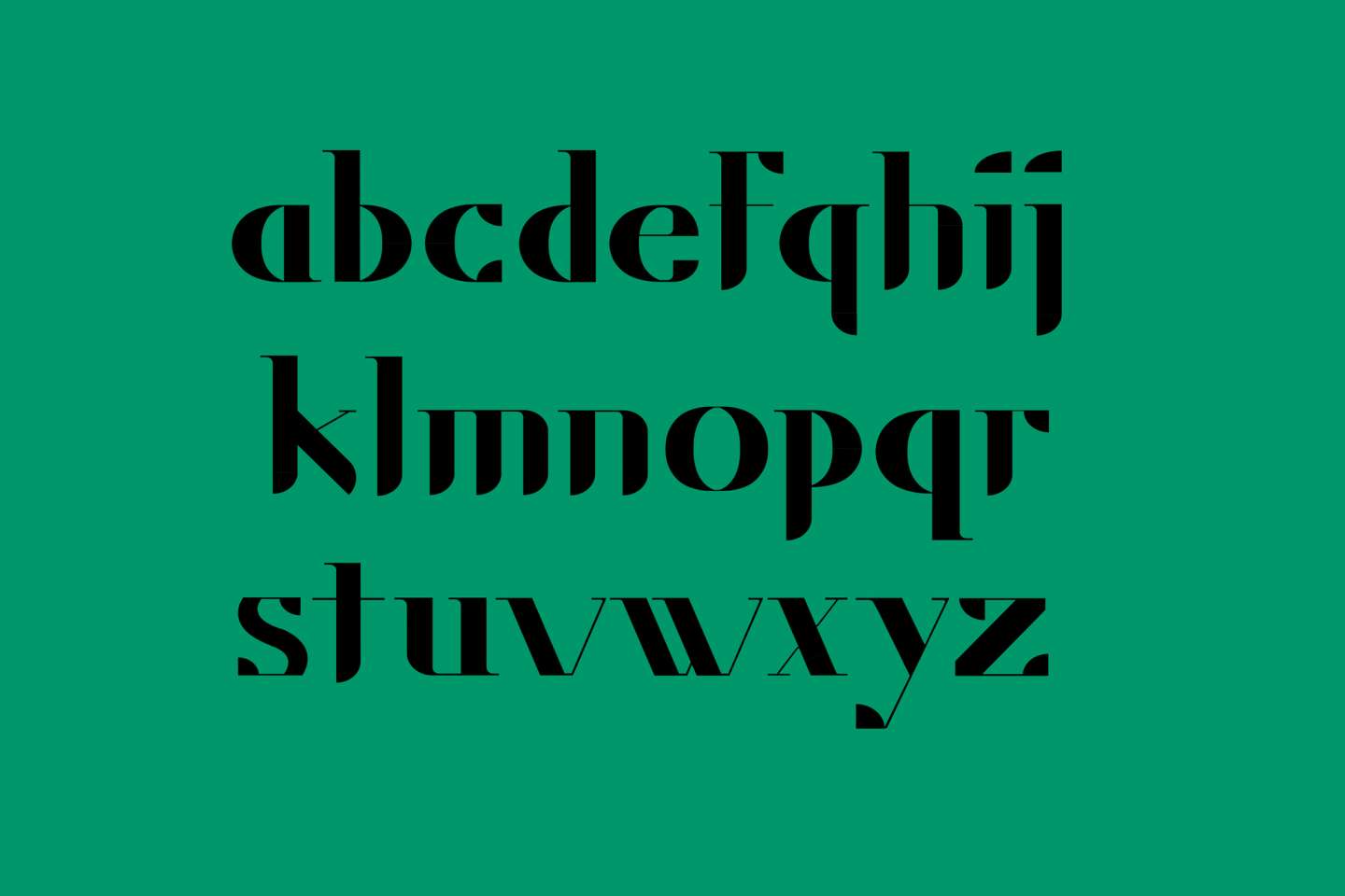 Round Typeface 