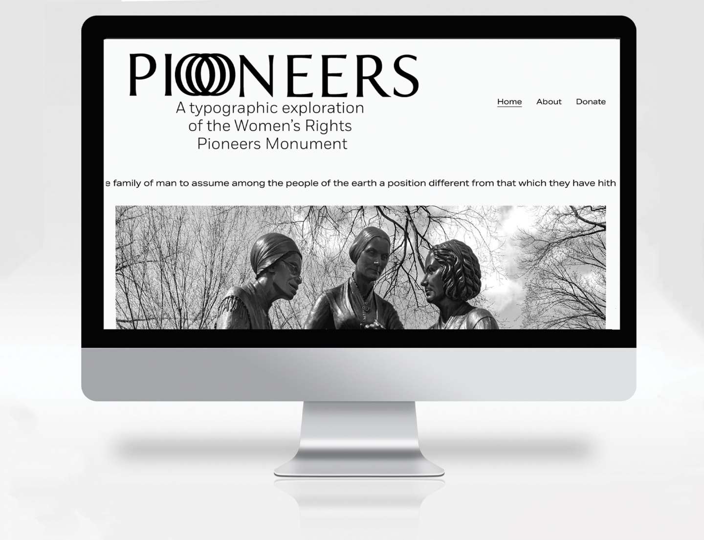 Pioneers: A Typographic Exploration