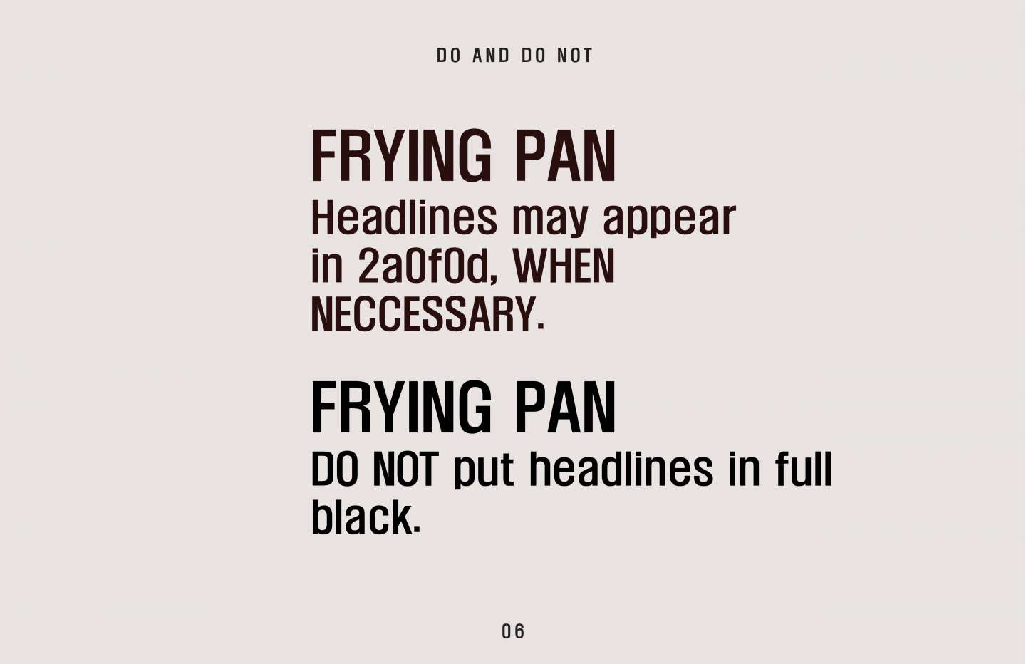 Frying Pan Brand Identity