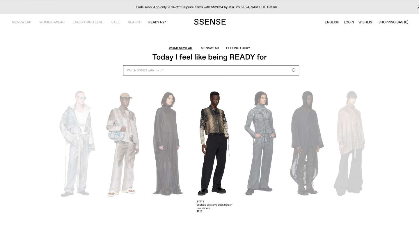 SSENSE | Always Ready For