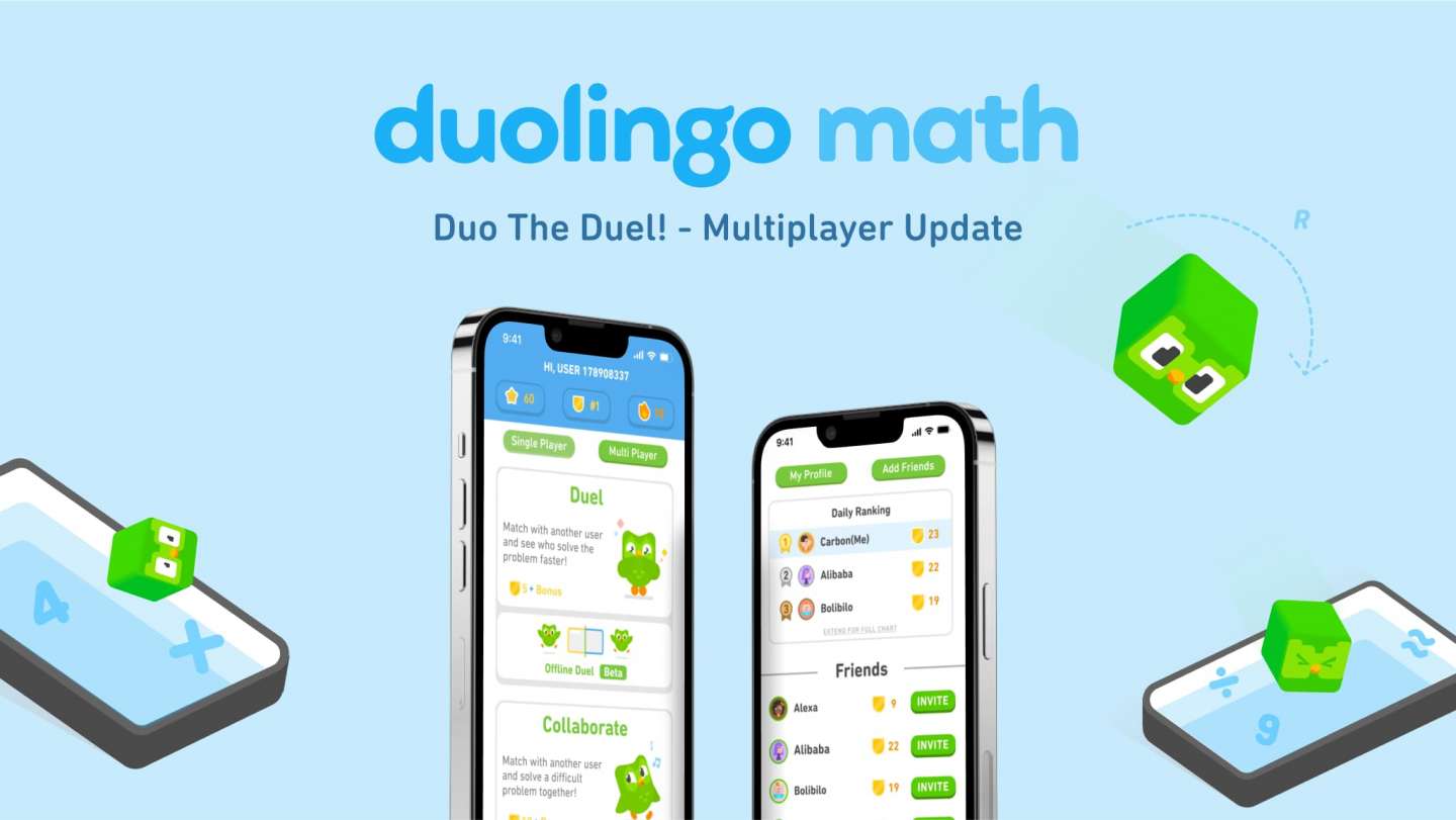 Duolingo Math - Duo The Duel, Multiplayer Update