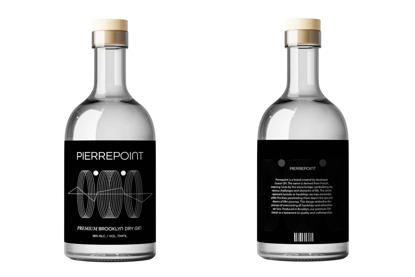 PIERREPOINT - Gin Packaging