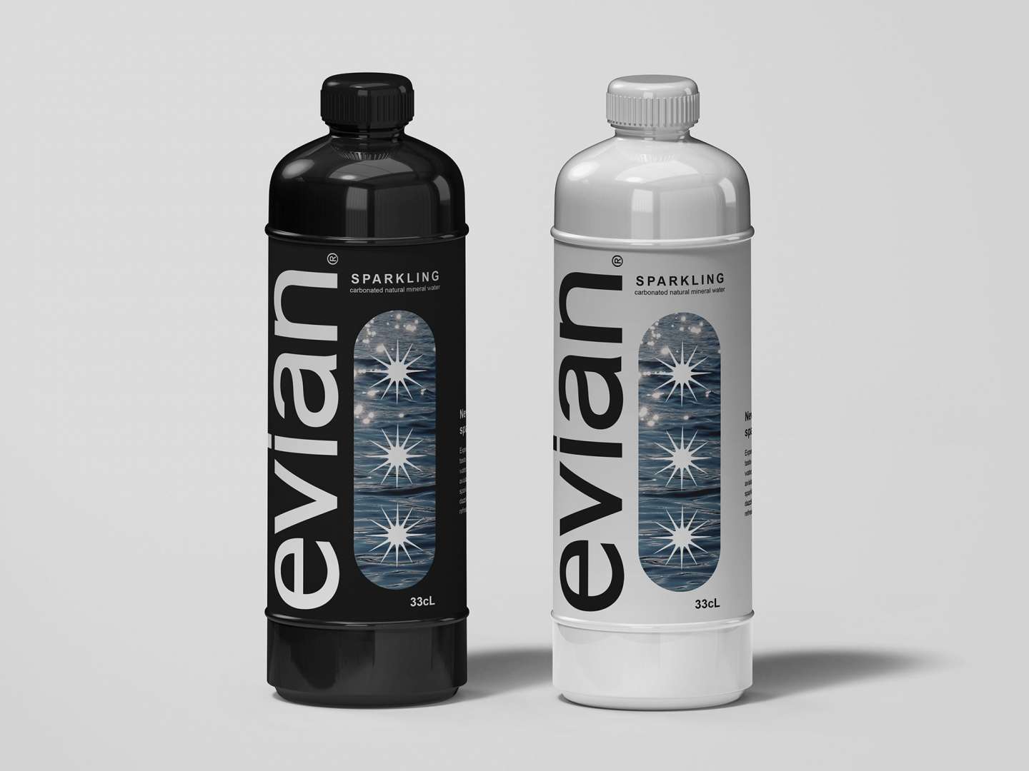 Evian Sparkling Water