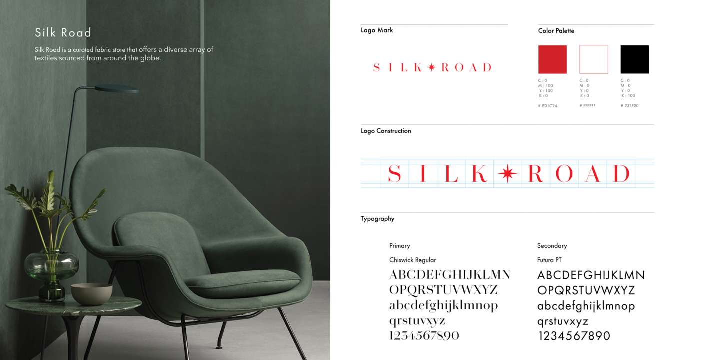 SilkRoad Fabric Store Branding