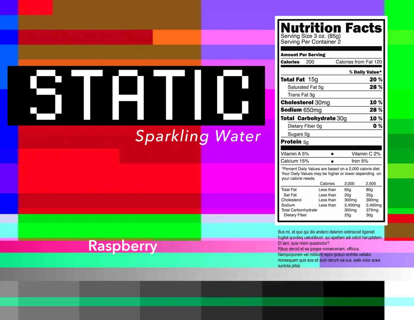 Static Sparkling Water