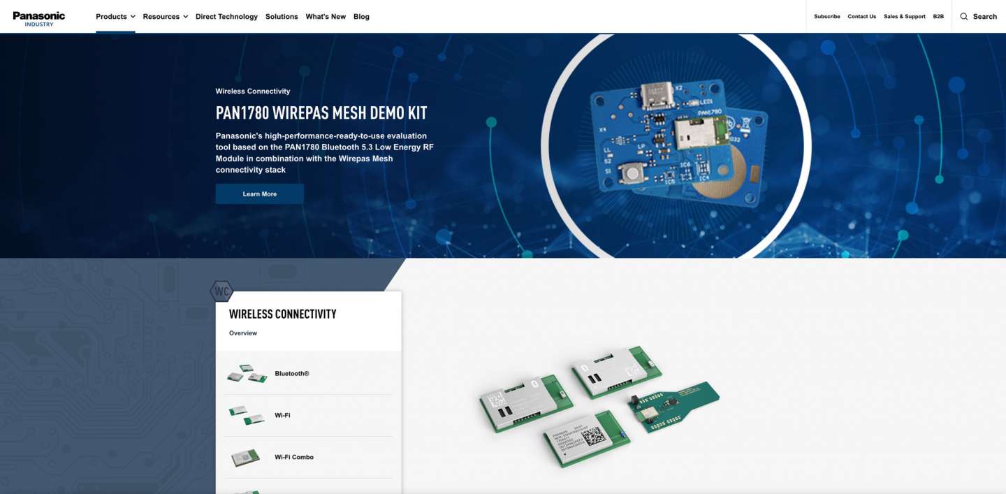 Panasonic Industry Web Graphics