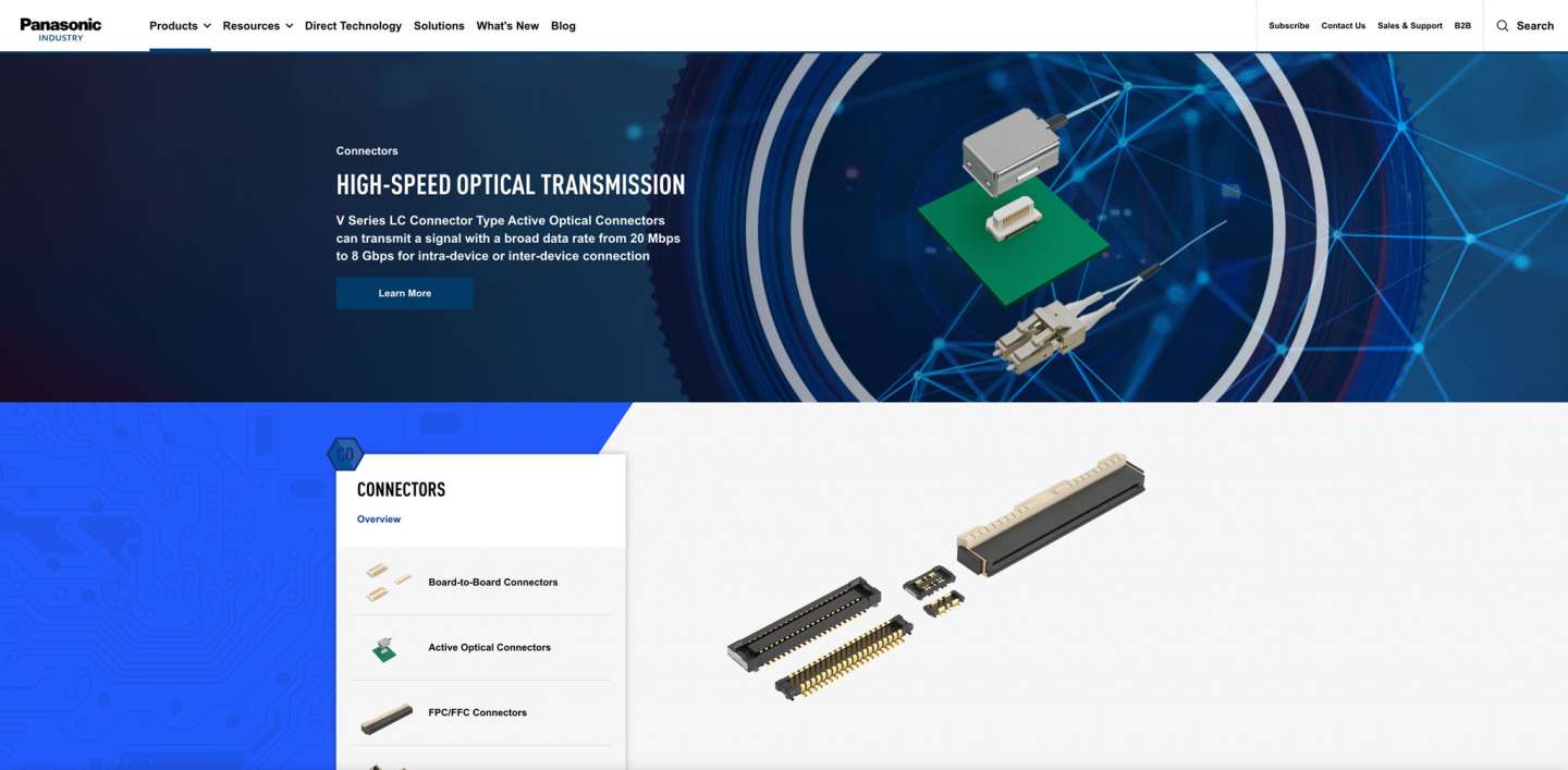 Panasonic Industry Web Graphics