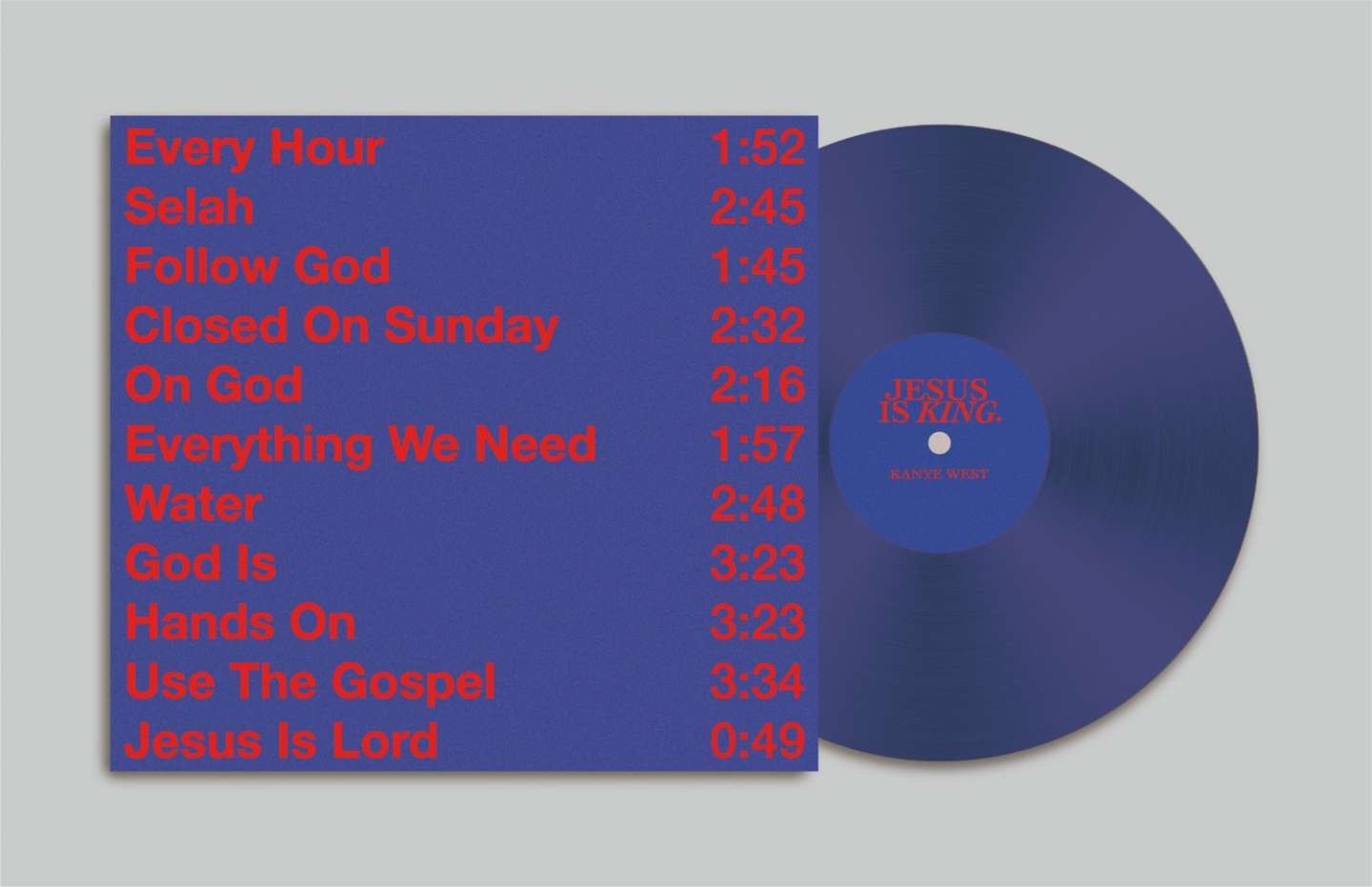 Jesus is King Album Redesign