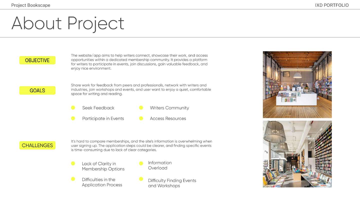 Project Bookscpae