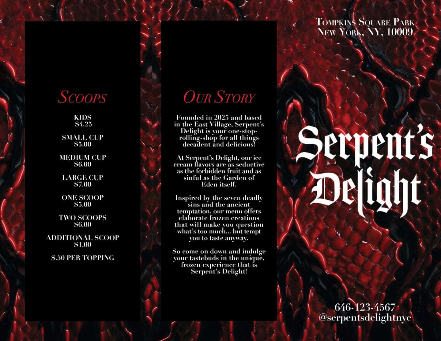 SERPENT'S DELIGHT ICE CREAM TRUCK