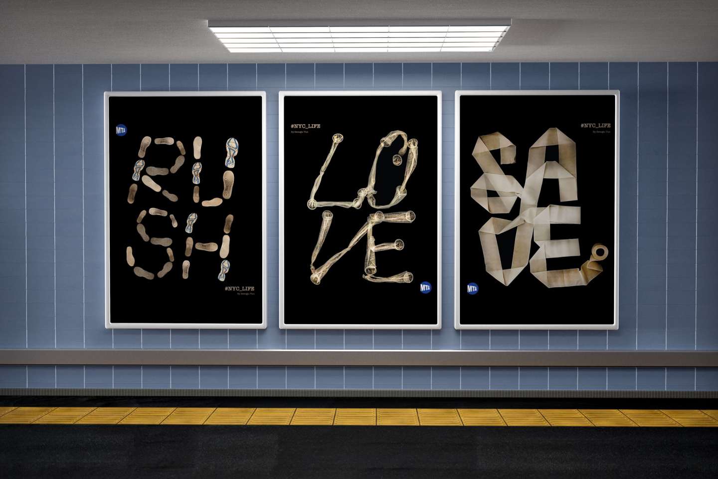 NYC Tactile Typography