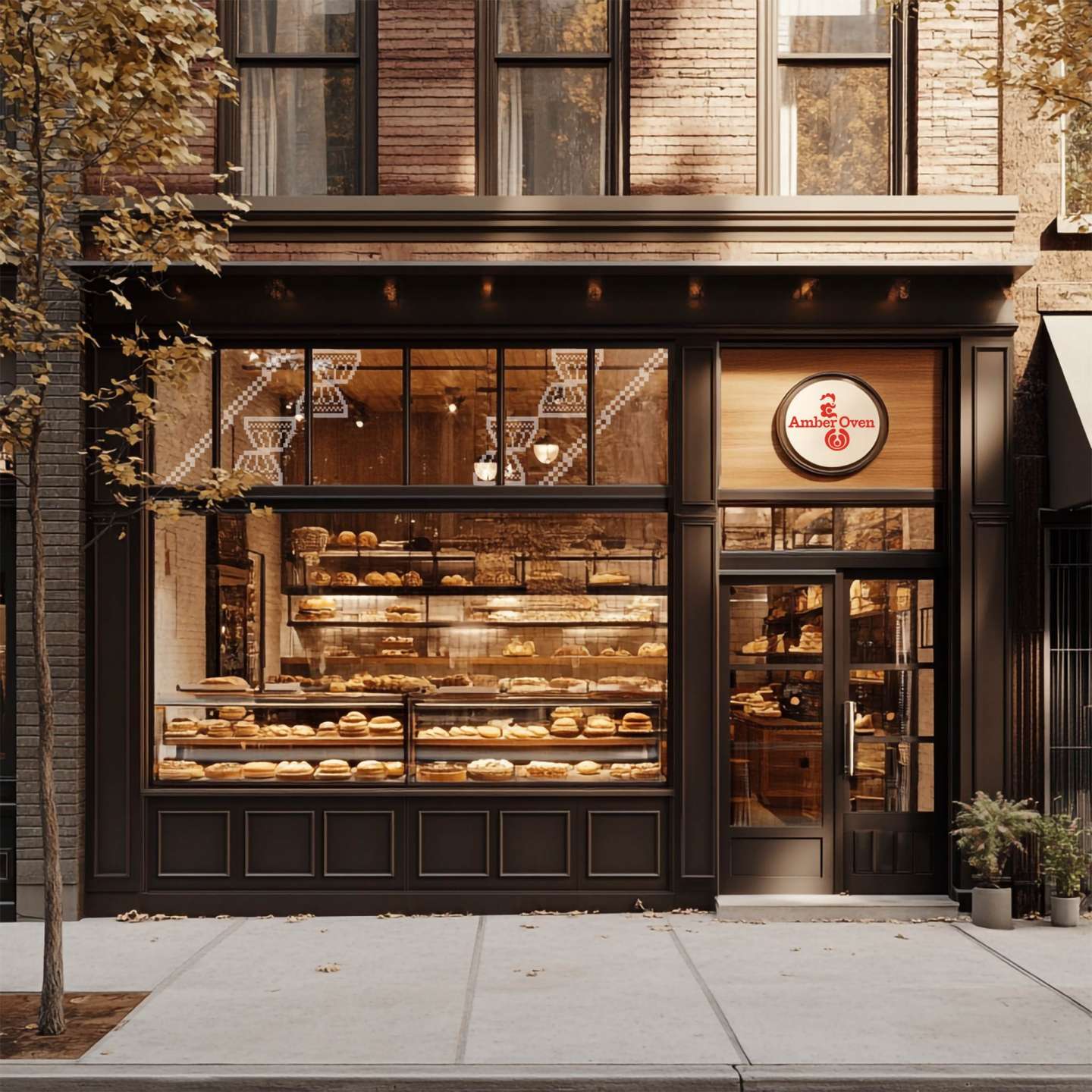 Amber Oven Branding 