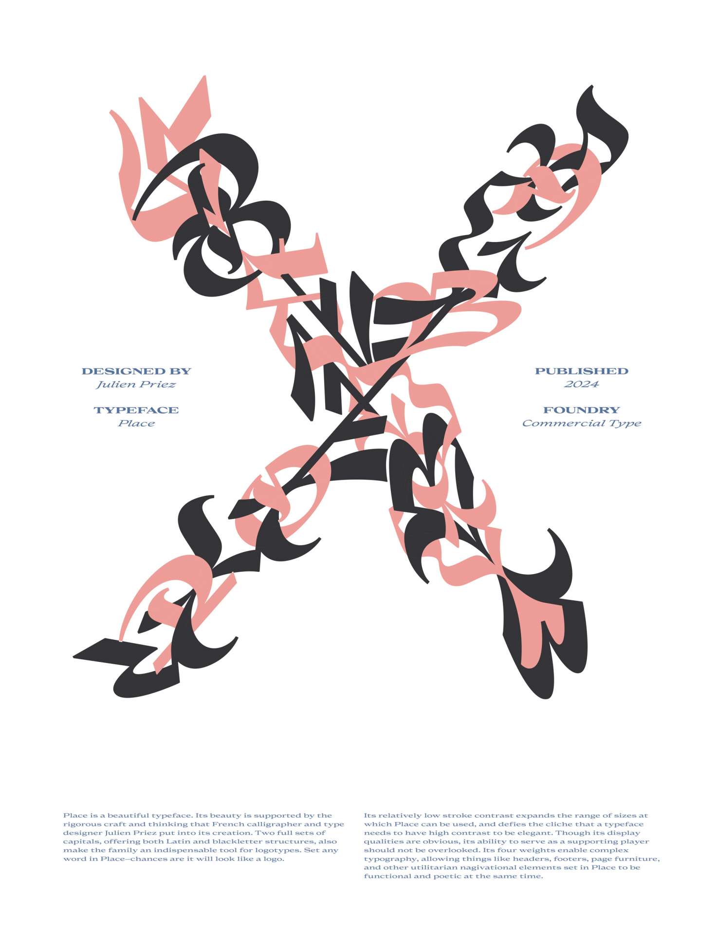 Place Typeface Poster Series